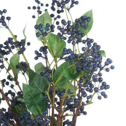 Set of 3 Artificial Flowers Viburnum Berry Stem