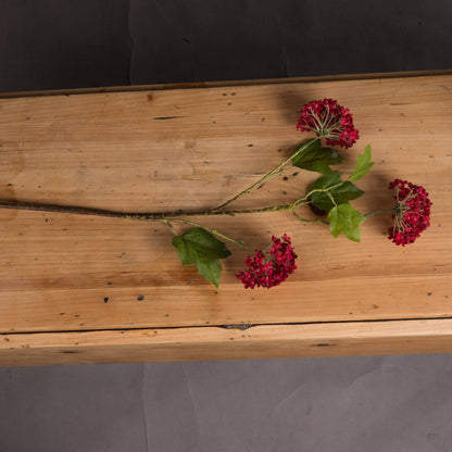 Set of 3 Artificial Flowers Red Autumnal Viburnum Stems