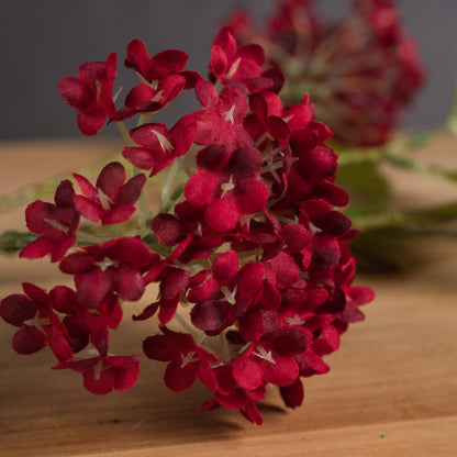 Set of 3 Artificial Flowers Red Autumnal Viburnum Stems
