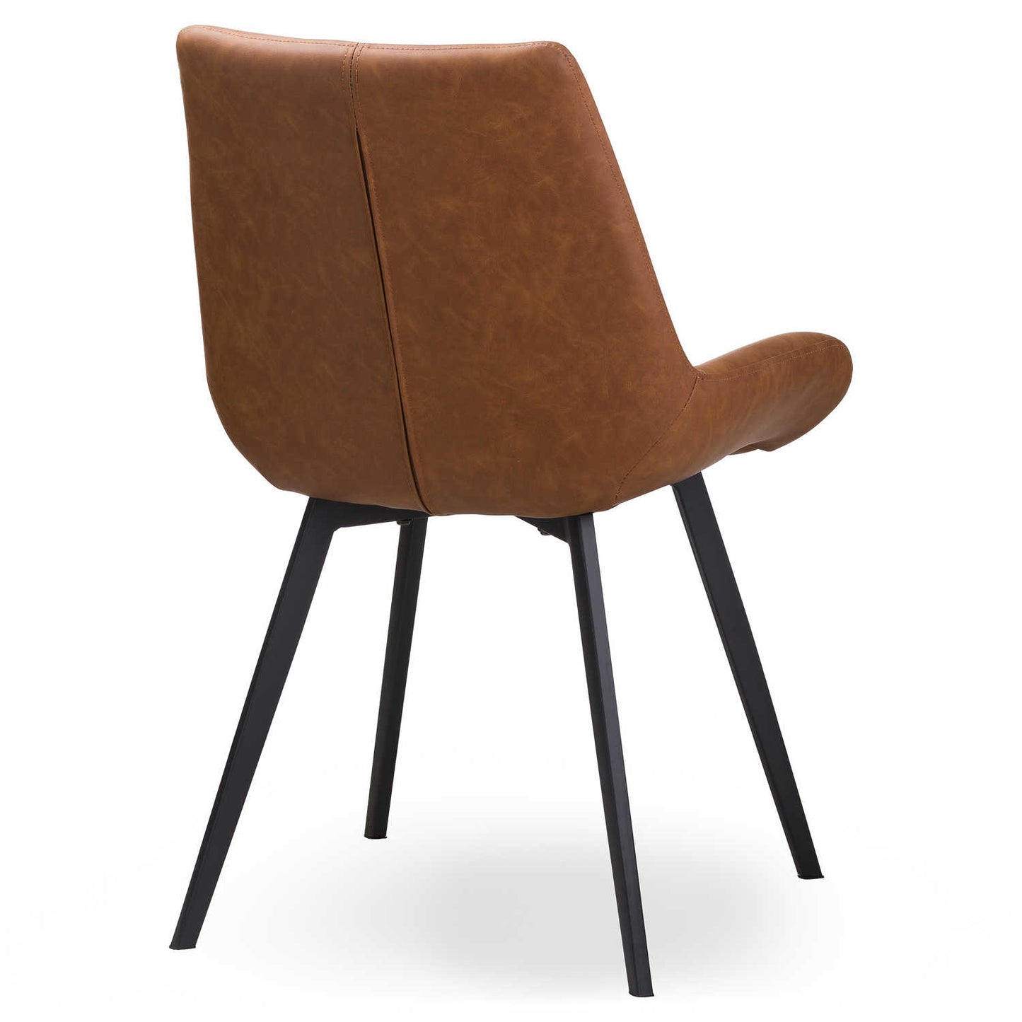 Montagny Tan Brown Ribbed Upholstered Dining Chair