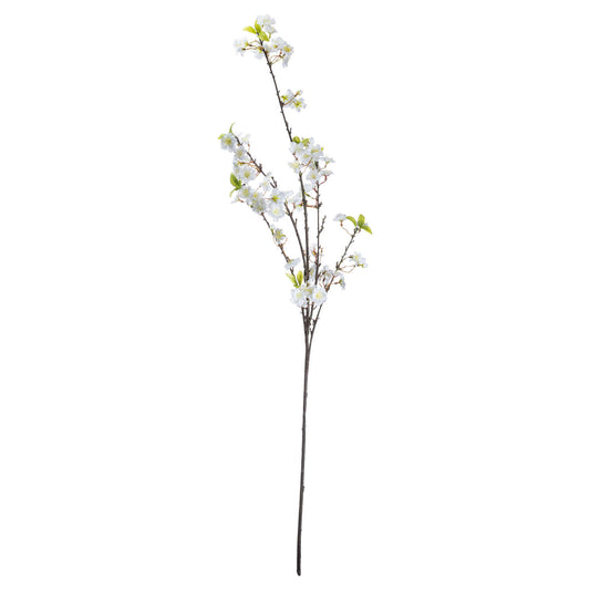 Set of 3 Artificial Flowers White Cherry Blossom Sprays