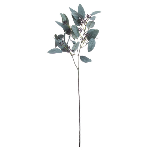 Set of 3 Artificial Flowers Seeded Eucalyptus Stems