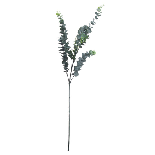 Set of 3 Artificial Flowers Silver Dollar Eucalyptus Stems