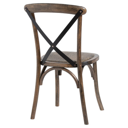 Eglise Arched Cross Back Wooden Dining Chair