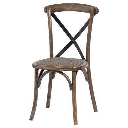 Eglise Arched Cross Back Wooden Dining Chair