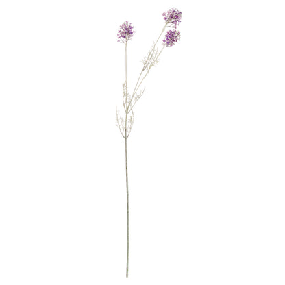 Set of 3 Artificial Flowers Purple Meadow Flower Stems