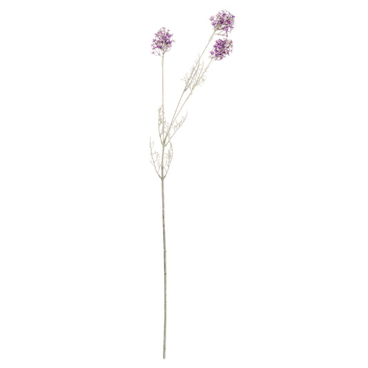 Set of 3 Artificial Flowers Purple Meadow Flower Stems