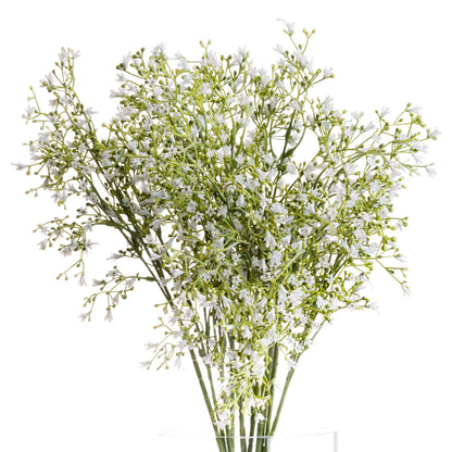 Set of 3 Artificial Flowers White Gypsophila Sprays