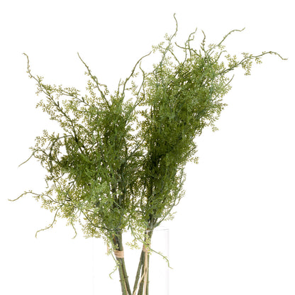Set of 3 Artificial Flowers Asparagus Fern Bunches