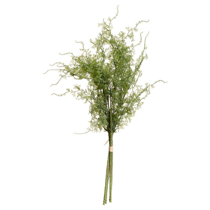 Set of 3 Artificial Flowers Asparagus Fern Bunches