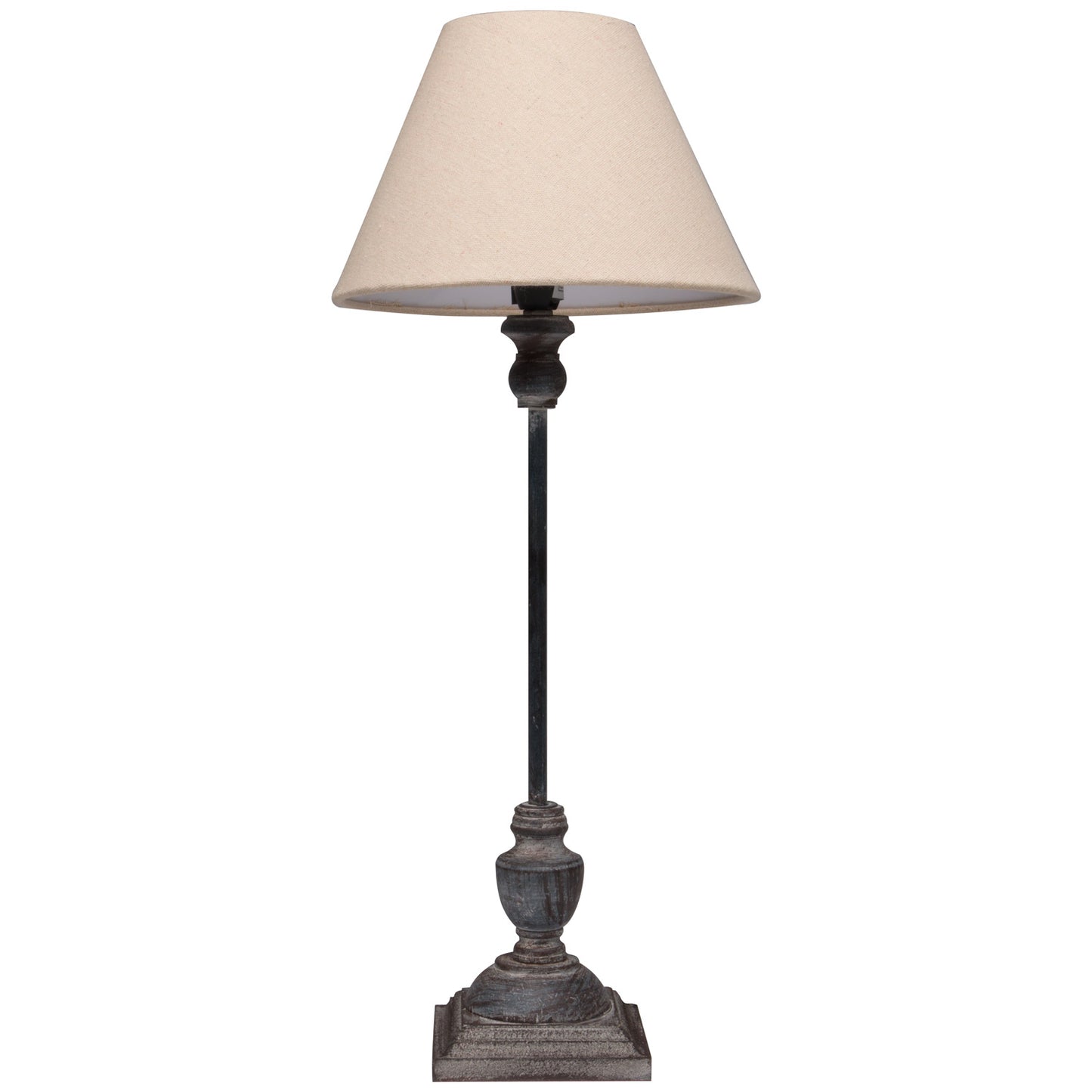 Mossfern Slim  Table Lamp with Linen Shade