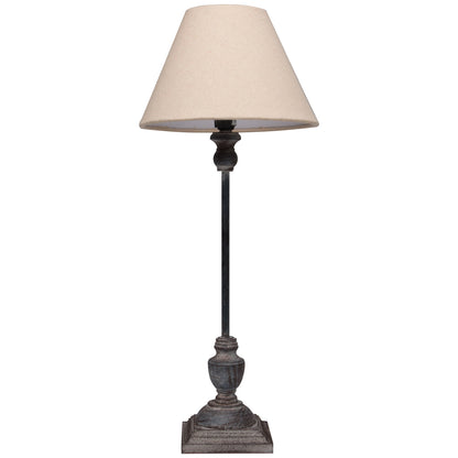 Mossfern Slim  Table Lamp with Linen Shade