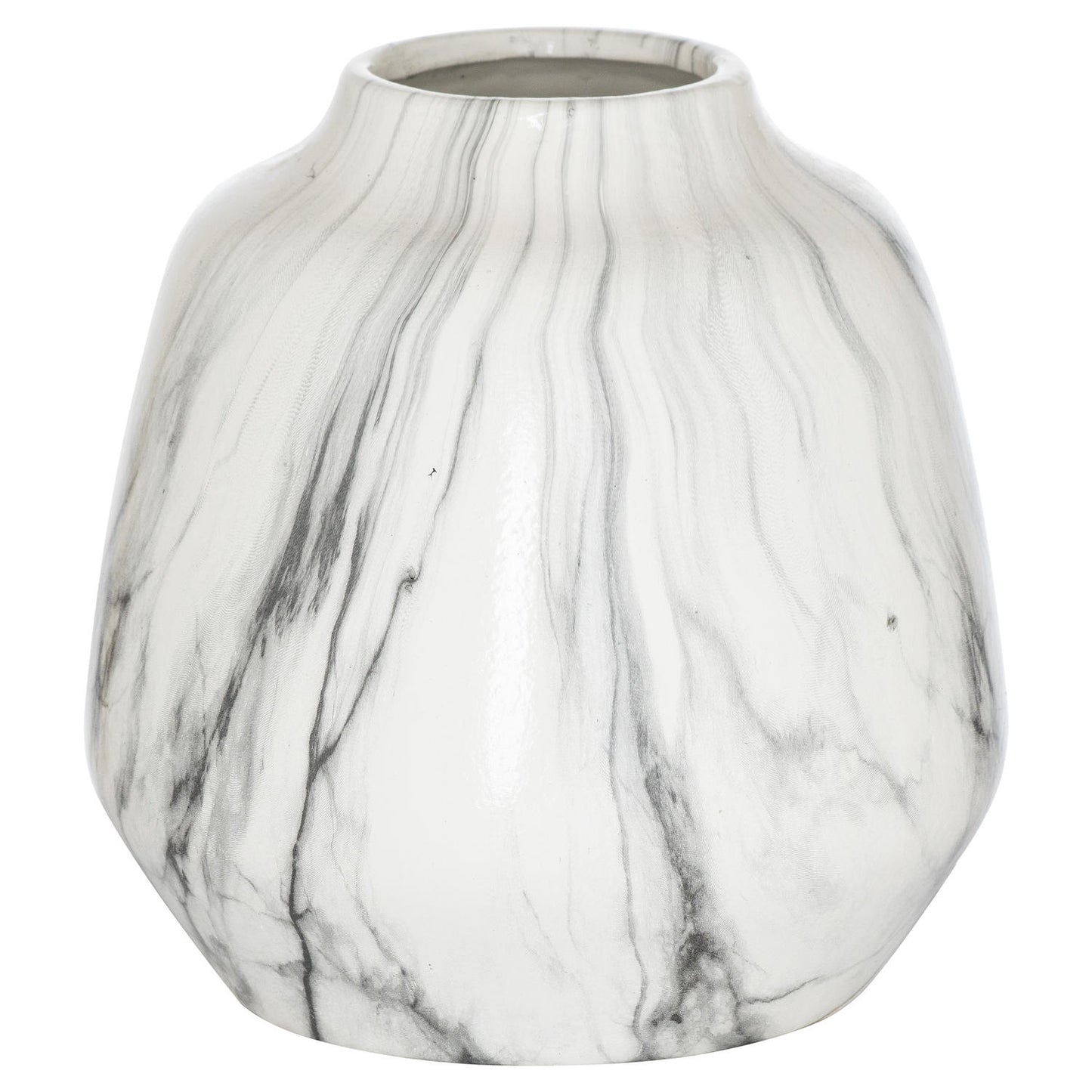 Marble Glaze Olpe Ceramic Vase