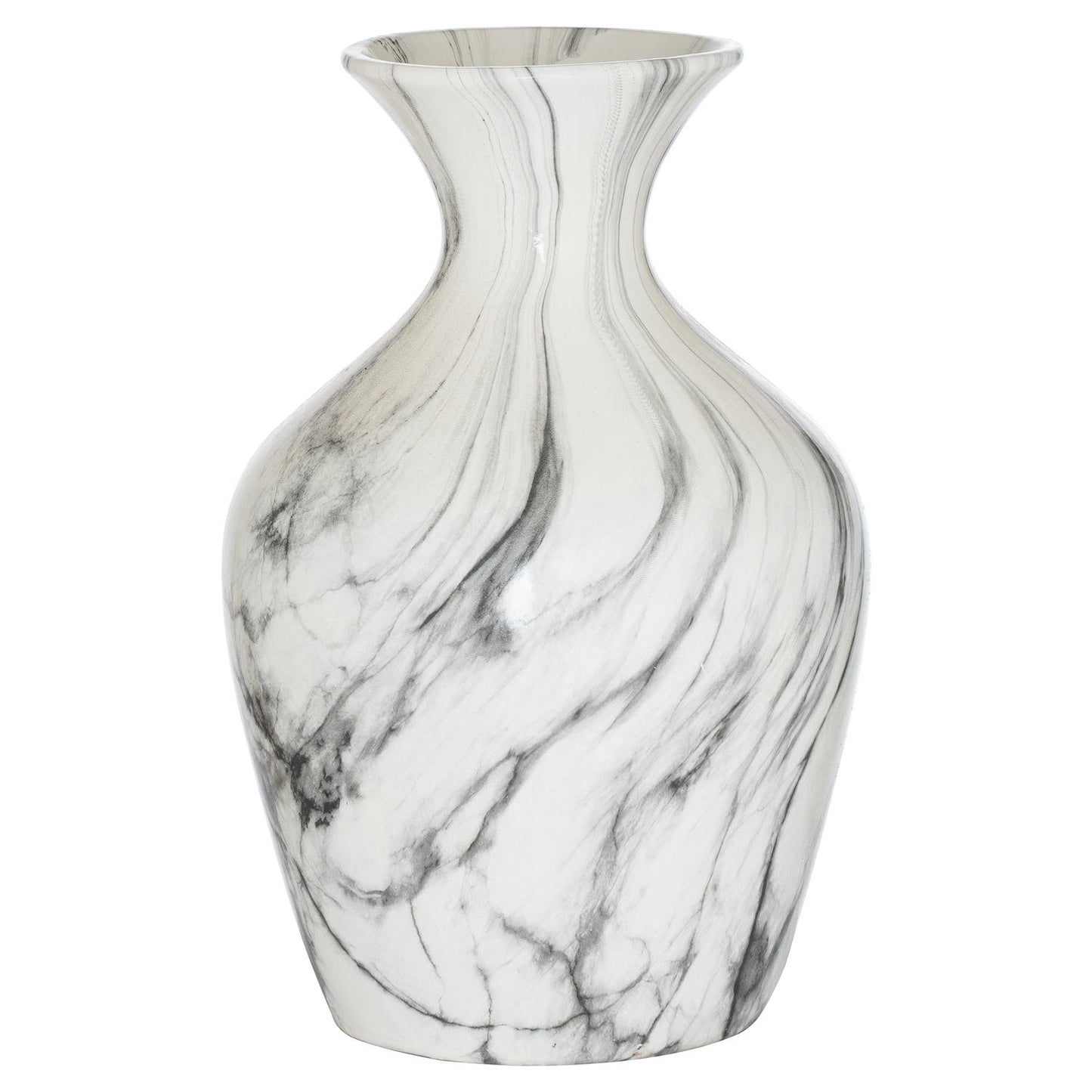Marble Glaze Tall Large Ceramic Vase