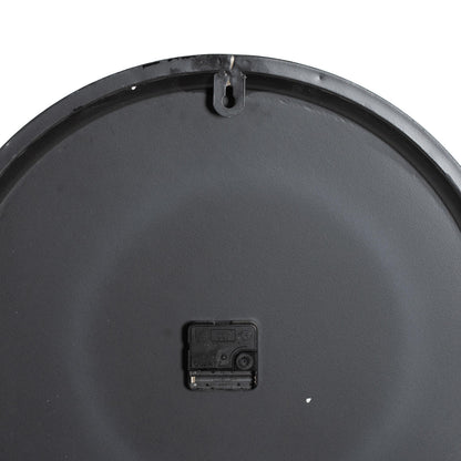 Large 80cm Grey Minimalist Wall Clock with White Numerals