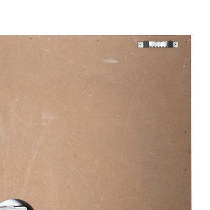 Minimalist Roman Numerals Grey & White Square Wall Clock