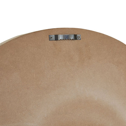 White Washed Round Rustic Grey Skeleton Wall Clock