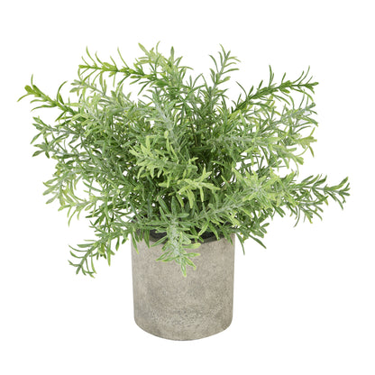 Rosemary Artificial Plant In Stone Effect Pot