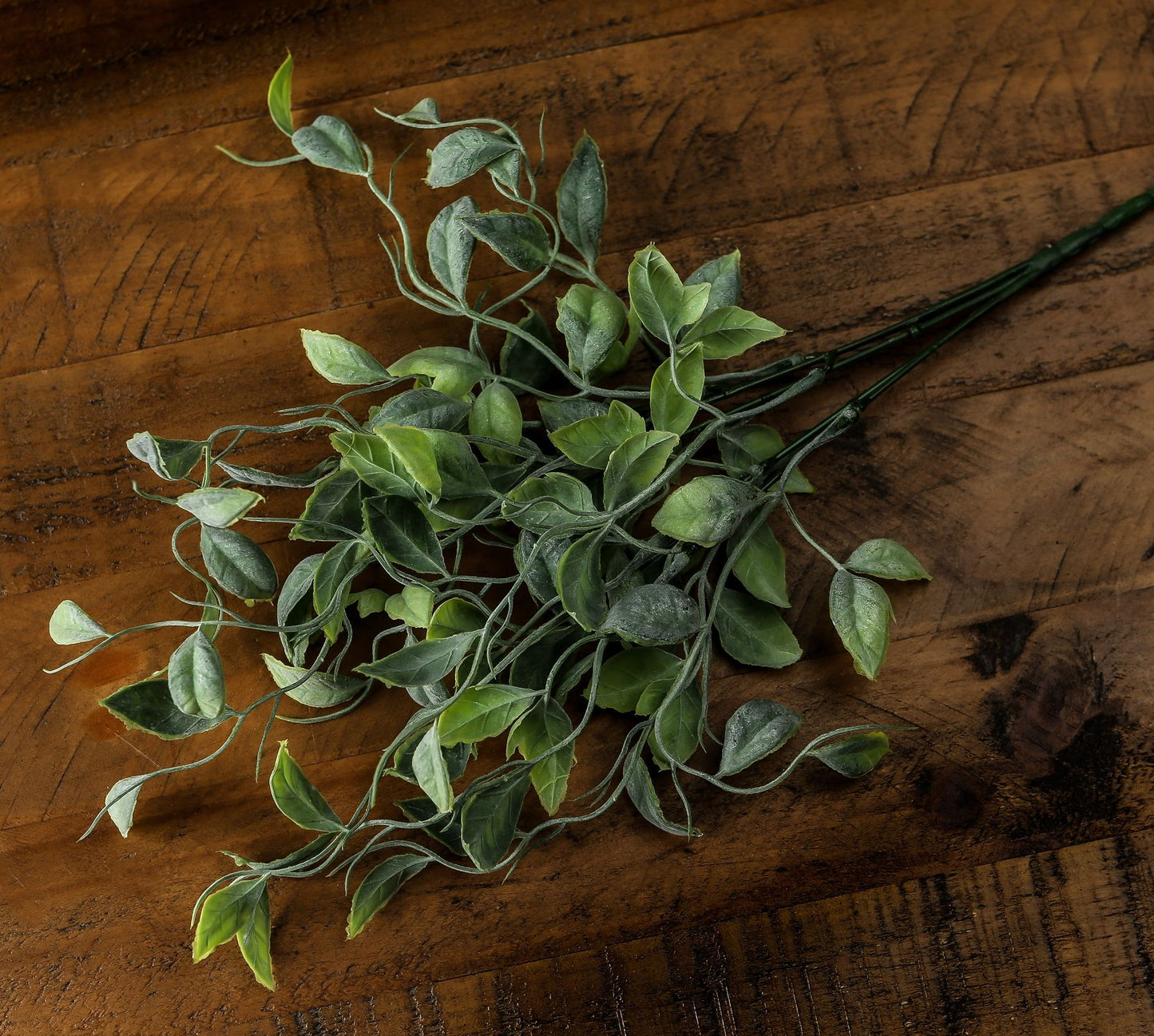 Set of 3 Artificial Flowers Green Shoots Greenery Bunches