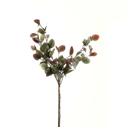 Set of 3 Artificial Flowers Variegated Eucalyptus Bouquets