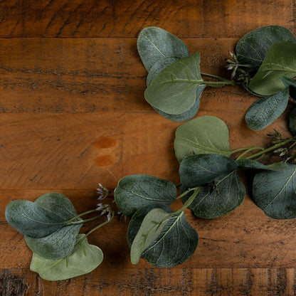 Set of 3 Artificial Flowers Eucalyptus Stem Sprays