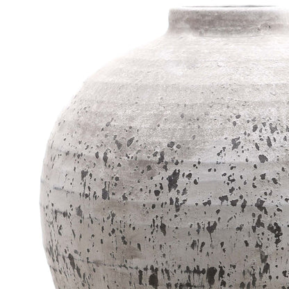 Sunvale Large Weathered Stoneware Ceramic Vase