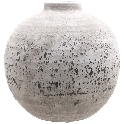 Sunvale Large Weathered Stoneware Ceramic Vase