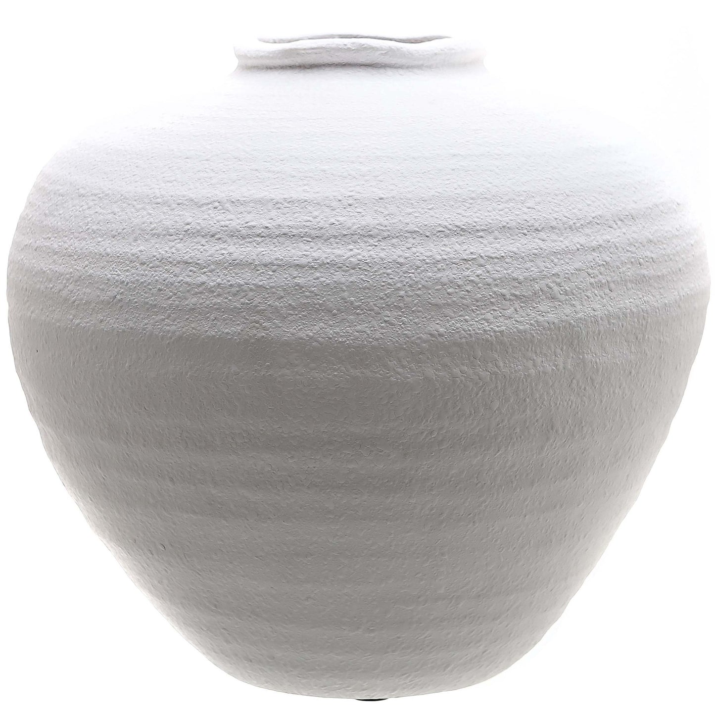 Sagebloom Matt White Textured Ceramic Vase