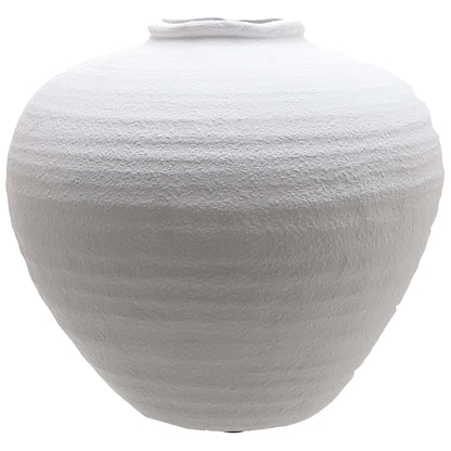 Sagebloom Large Matt White Ceramic Vase
