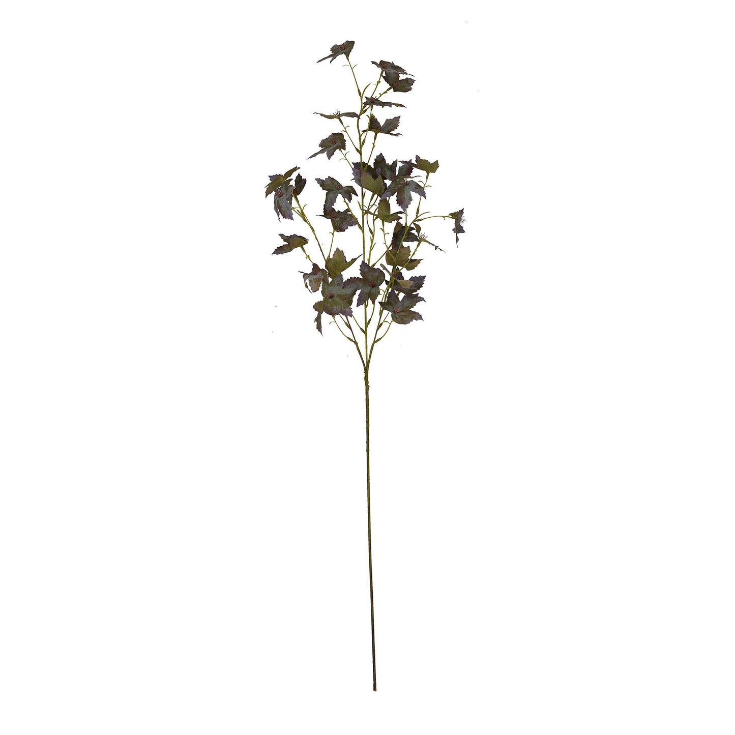 Set of 3 Artificial Flowers Variegated Maple Leaf Stems
