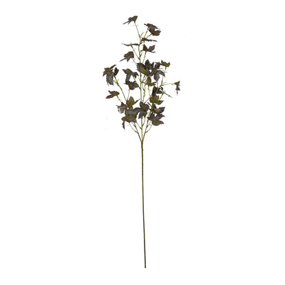 Set of 3 Artificial Flowers Variegated Maple Leaf Stems
