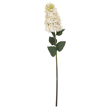 Set of 3 Artificial Flowers White Spear Hydrangea Stems