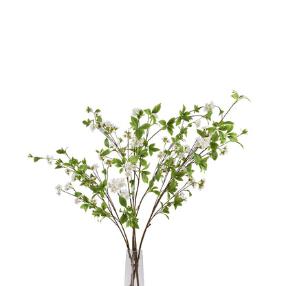 Set of 3 Artificial Flowers Tall Mock Orange Spray