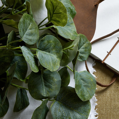 Set of 3 Artificial Flowers Short Eucalyptus Bunches