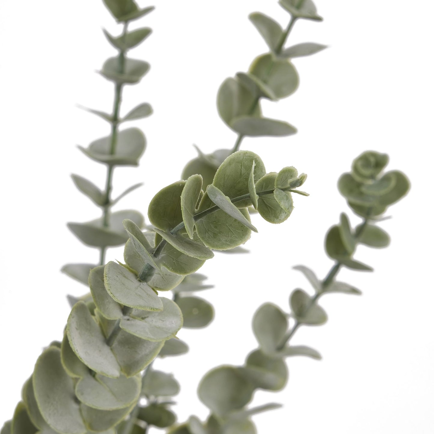 Set of 3 Artificial Flowers Gunnii Blue Eucalyptus Sprays