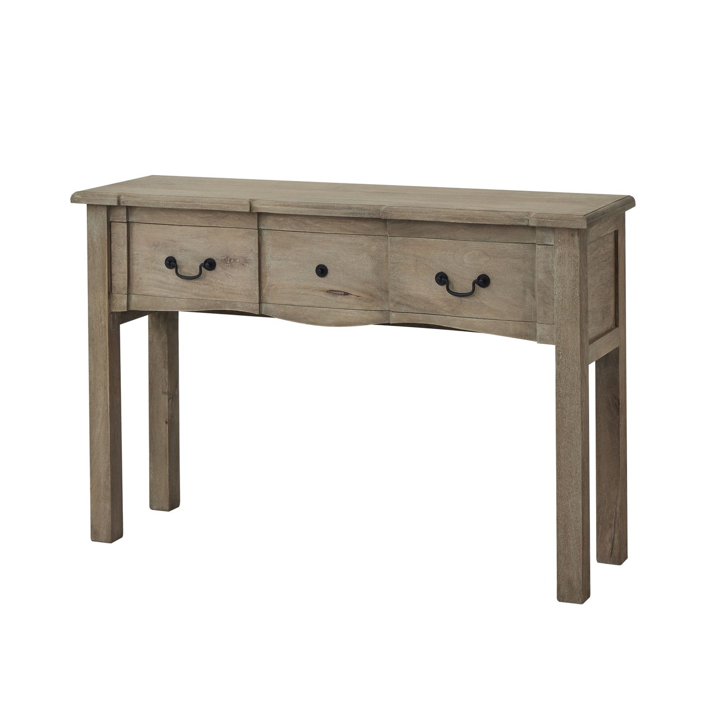 Montagnac Mid Century Grey 1 Drawer Wooden Console Table
