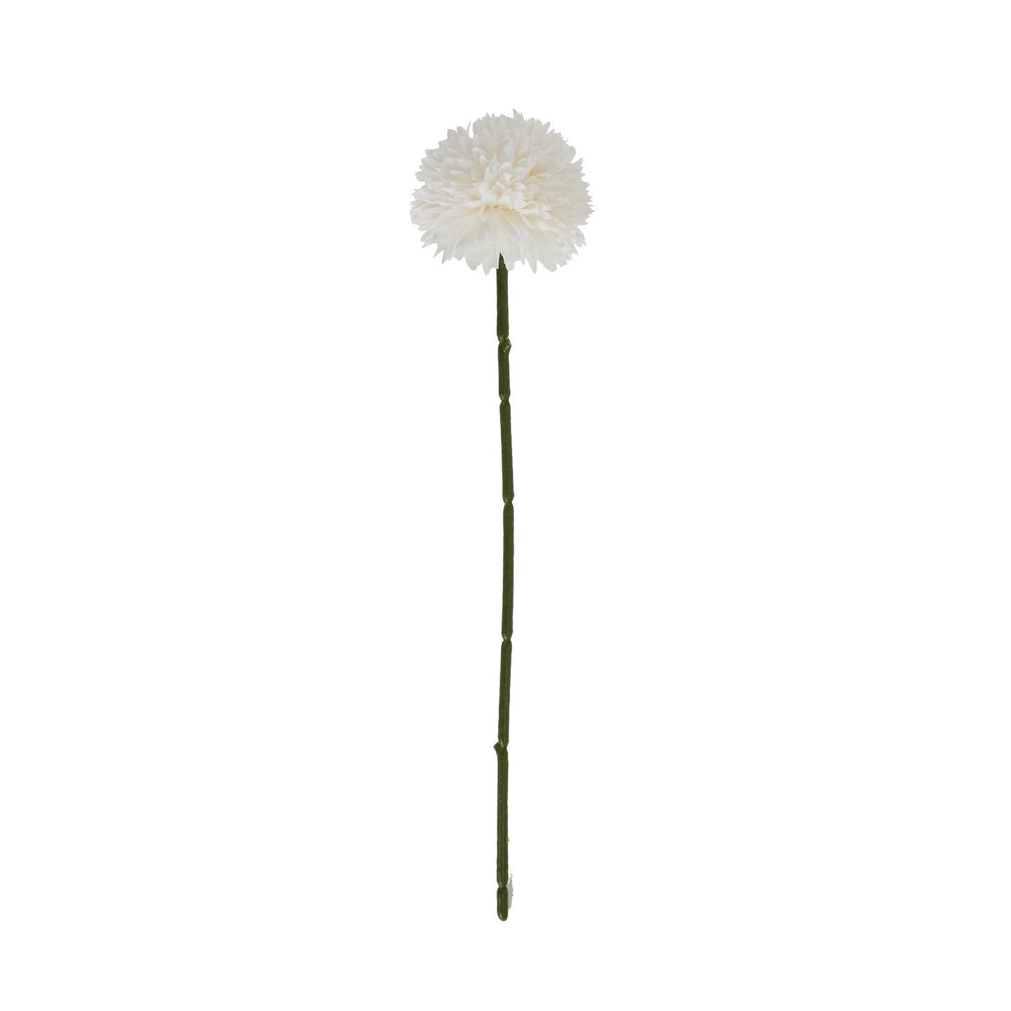 Set of 3 Artificial Flowers White Short Chrysanthemum Stems