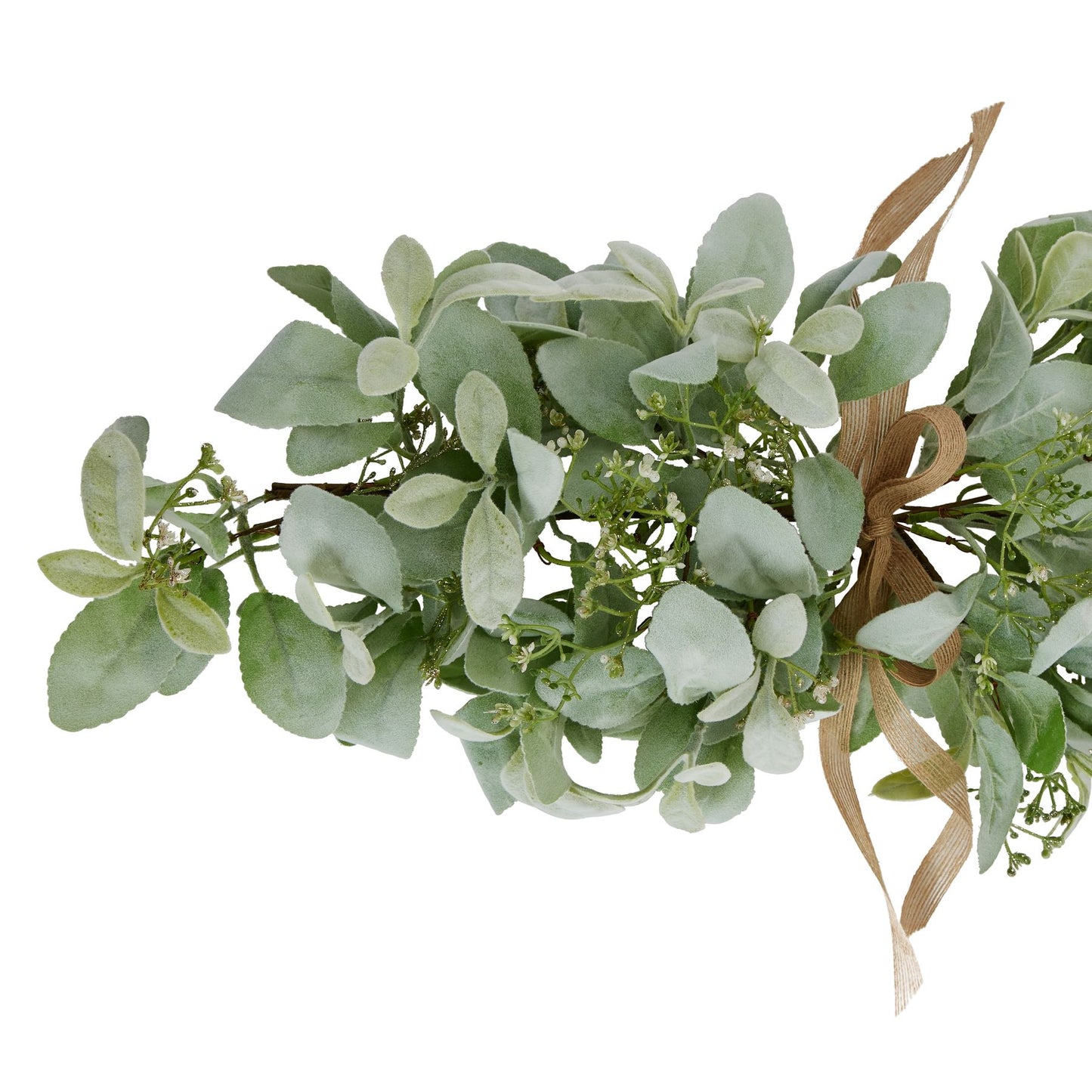 Set of 3 Artificial Winter Spray Arrangement With Lambs Ear And Wax Flower