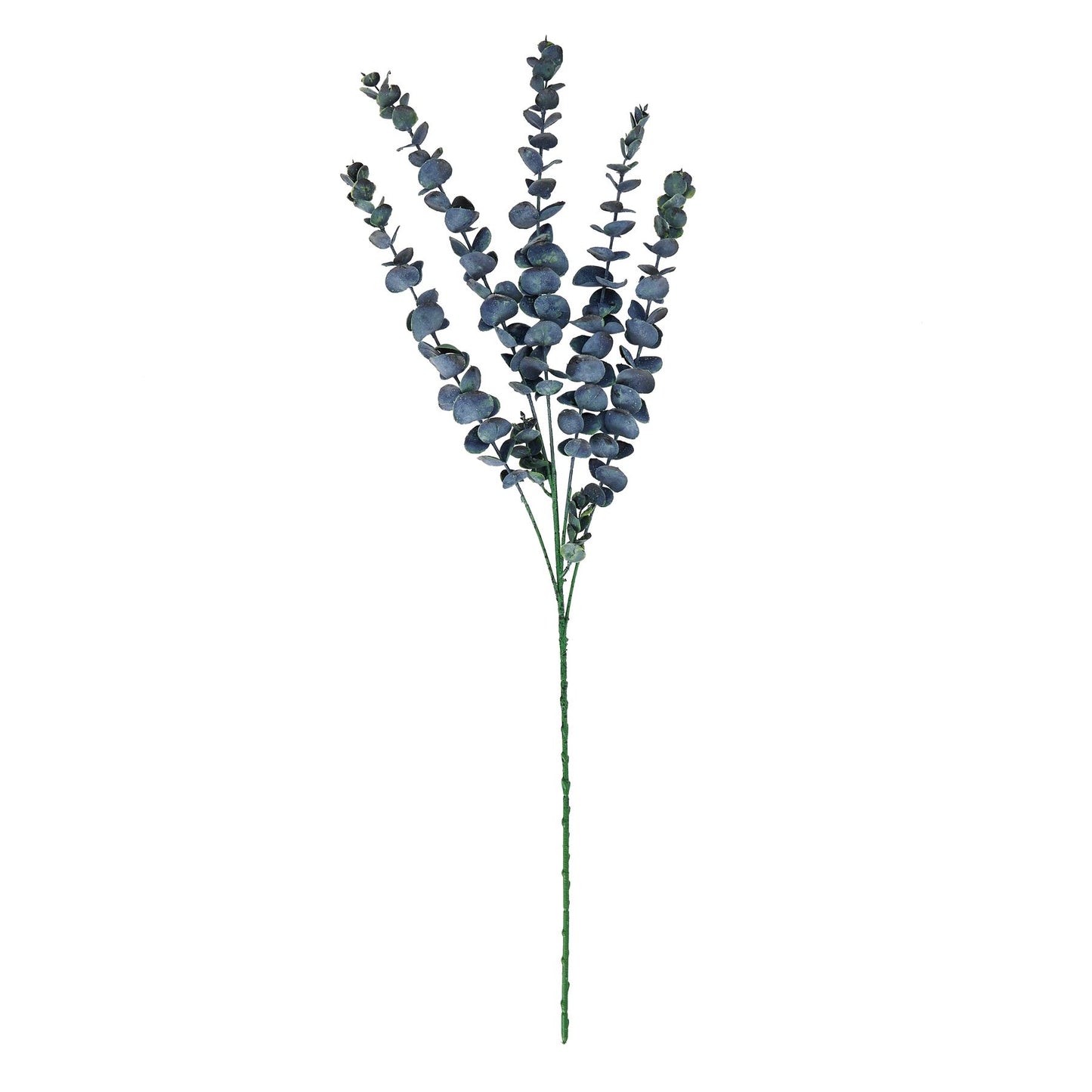 Set of 3 Artificial Flowers Large Blue Eucalyptus Stems