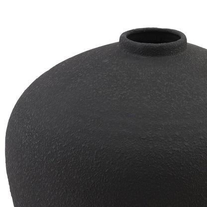 Laurelwood Matt Black Ceramic Vase