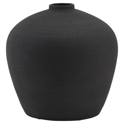 Laurelwood Matt Black Ceramic Vase