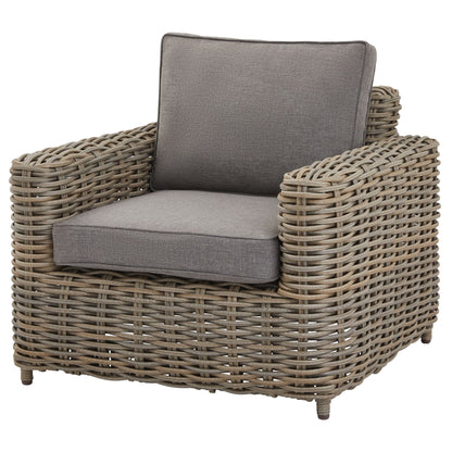 Sorrento Grey Wicker Outdoor Four Seater Set