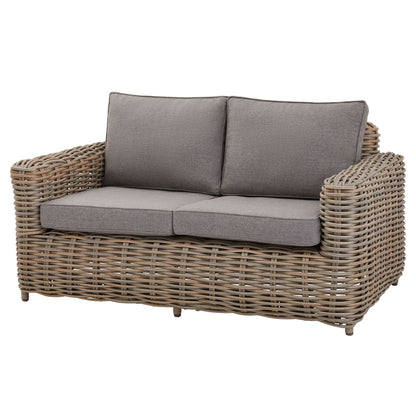 Sorrento Grey Wicker Outdoor Four Seater Set