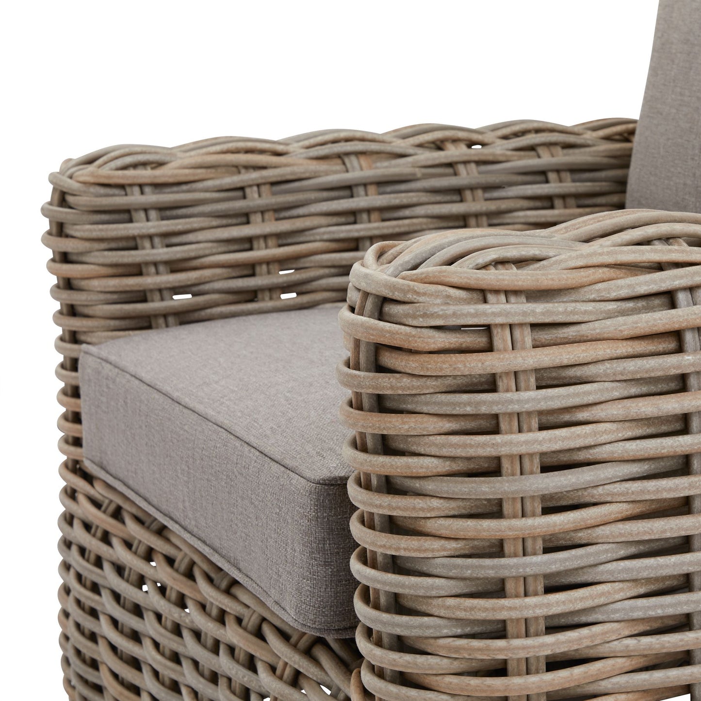 Sorrento Grey Wicker Outdoor Five Seater Set