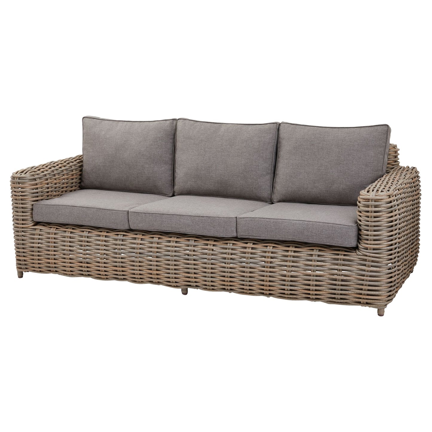 Sorrento Grey Wicker Outdoor Five Seater Set