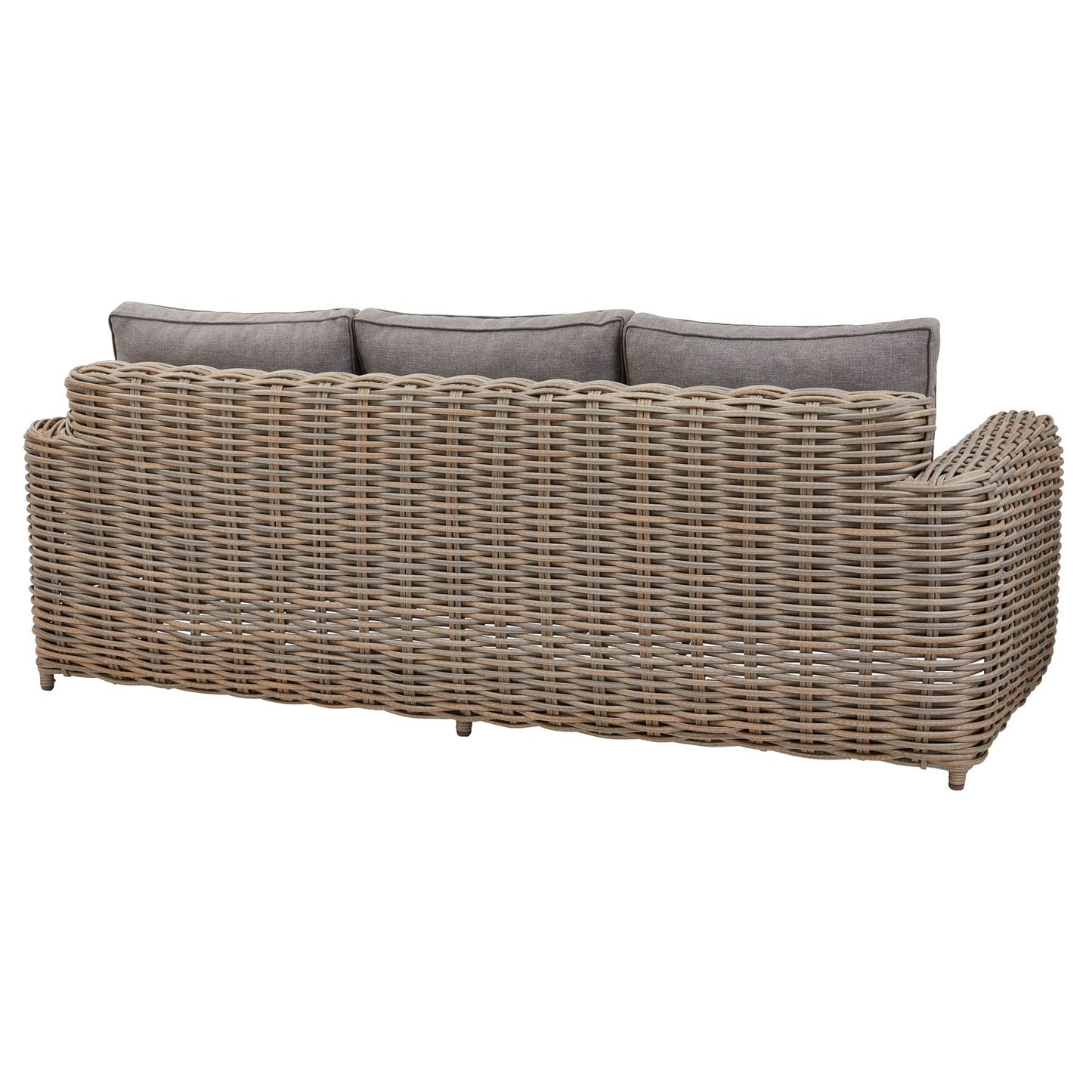 Sorrento Grey Wicker Outdoor Five Seater Set