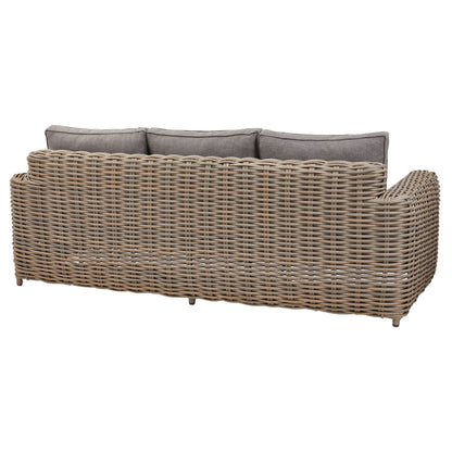 Sorrento Grey Wicker Outdoor Five Seater Set