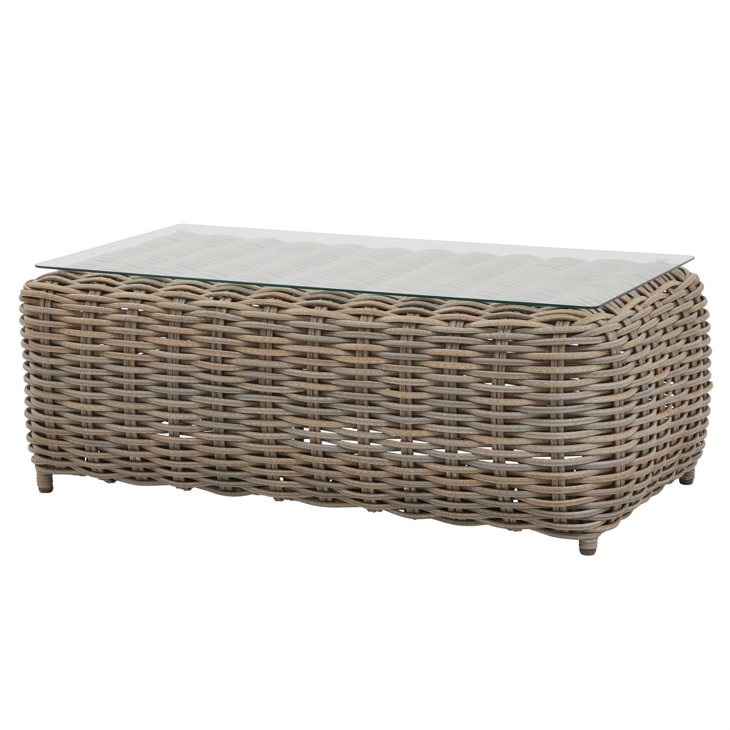 Sorrento Grey Wicker Outdoor Five Seater Set