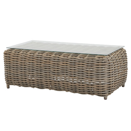 Sorrento Grey Wicker Outdoor Five Seater Set