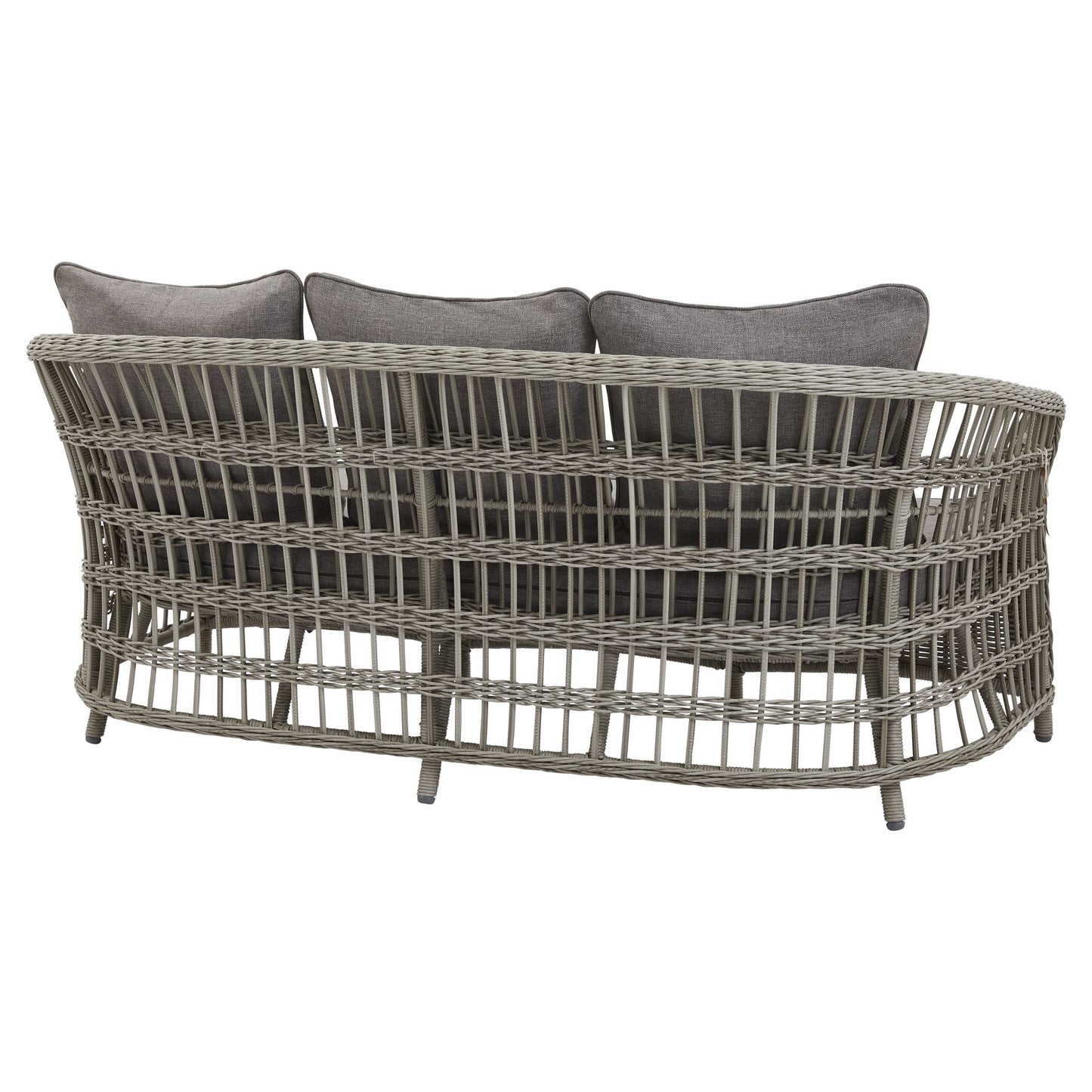 Sorrento Grey Wicker Outdoor 5 Seater Set with Coffee Table
